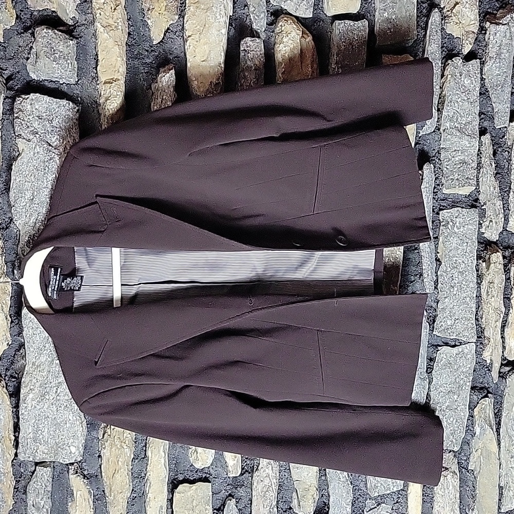 Women's Worthington works blazer suit jacket size 8 petite brown